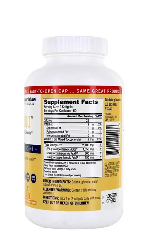 Omega-3 2100 Supplement Facts