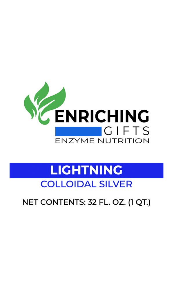 Lightning Colloidal Silver Label